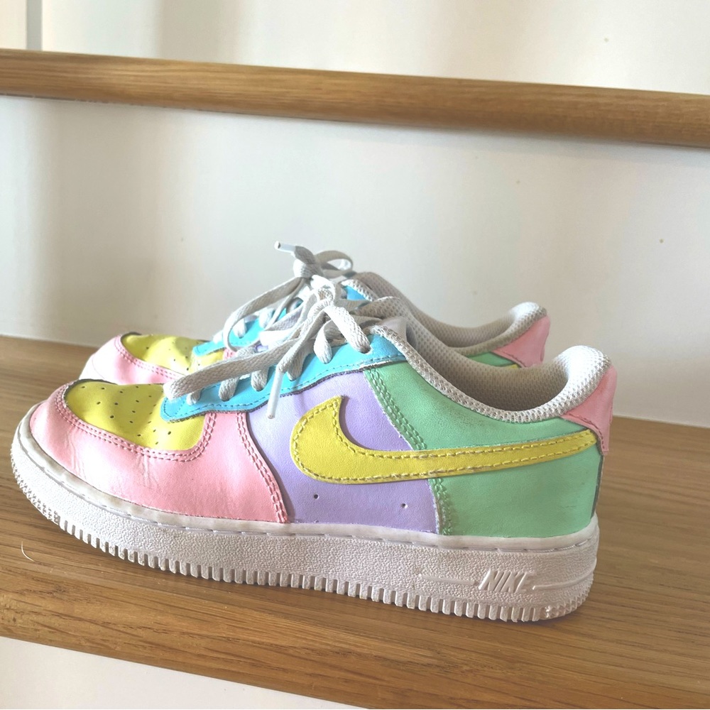 Girls, Nikes, custom color sneaker size 1